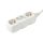 Somogyi NV 14-3/WH/1,5 hálózati elosztó,2 euro + 2 földelt aljzat, 1,5m, 3x1,5mm, 16A, IP20, fehér