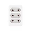 Somogyi NV 23/WH hálózati elosztó, 3 euro aljzat, 3x2,5A, 3x500W, fehér