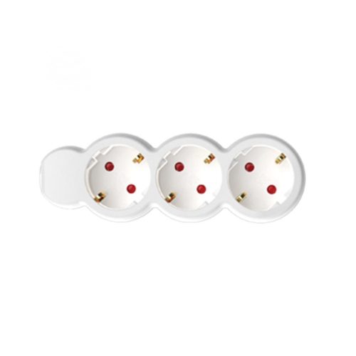 Somogyi NV 3-5/WH/1,5 hálózati elosztó, 3 aljzat, 5méter, 3x1,5mm, IP20, fehér
