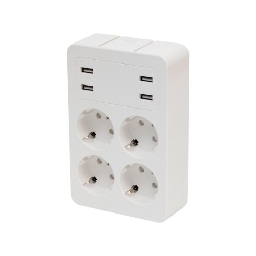 Somogyi NV 4 USB 4 aljzat 4 USB 3680W fali aljzat