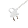 Somogyi NV 4E-3/WH hálózati elosztó, 4 euro aljzat, 3méter, 2x0,75mm, 4x2,5A, fehér