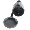 Somogyi NV 7-20/GY kültéri hosszabbító, 20m, 3x1,5mm, 16A, IP44, gumírozott, fekete