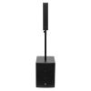 Somogyi PAS10W43S professzionális oszlopsugárzós hangfal, 800Watt, 2 utas, TWS, 25cm-es mélysugárzó, fekete