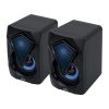 Somogyi PCS 230 Multimédia hangszórópár, RGB LED, USB / bluetooth, fekete