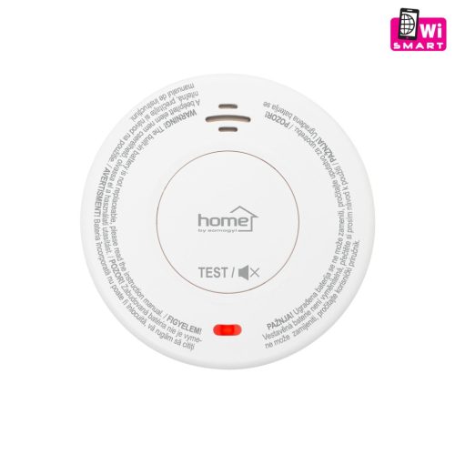 Somogyi SMO10SMART optikai füstérzékelő, 85dB, Tuya, Wi-Fi, 10év élettartam, fehér