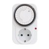 Somogyi TG 3 Mechanikus beltéri időkapcsoló, időzítő óra, 250V, 16S, 3500W, 15perces bontás, fehér