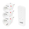 Somogyi TH2313 távirányítható hálózati aljzat csomag, beltéri, 40m hatótáv, 230V, 10A, max. 2300Watt, fehér