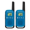 Motorola TLKR T42 adóvevő pár, 4km, 16 PMR csatorna, 16 óra üzemidő, kék