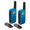 Motorola TLKR T42 adóvevő pár, 4km, 16 PMR csatorna, 16 óra üzemidő, kék