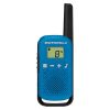 Motorola TLKR T42 adóvevő pár, 4km, 16 PMR csatorna, 16 óra üzemidő, kék