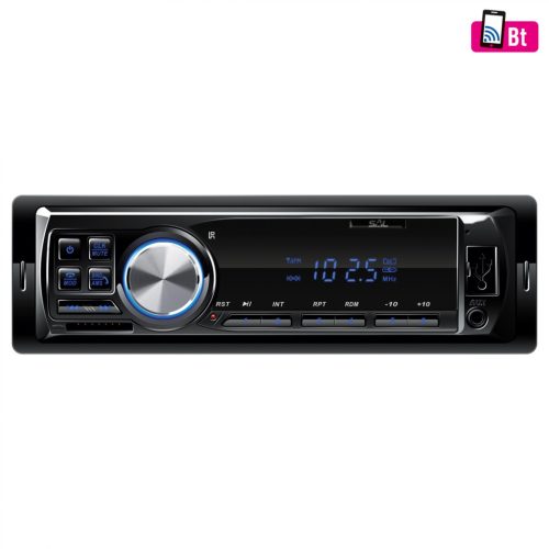 Somogyi VBT 1100/BL autórádió, kék, BT, FM, MP3, WMA, USB, SD, AUX, 4x45W